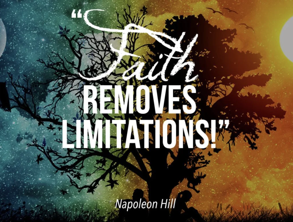 Faith Think an grow rich by Napoleon Hill
