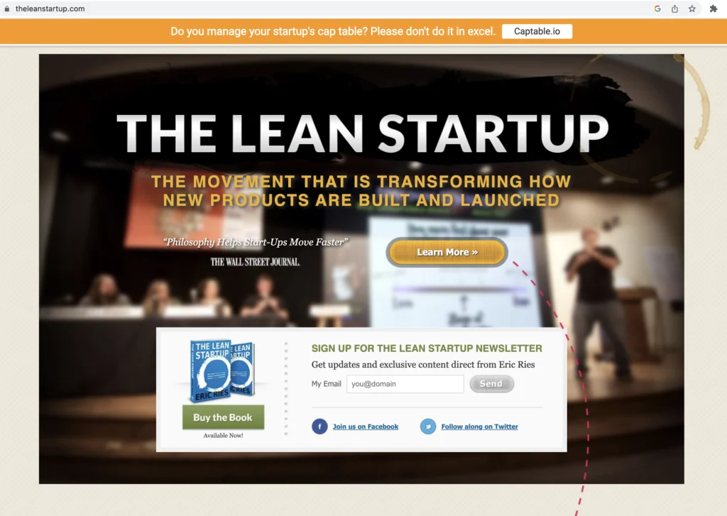 Eric Ries Website