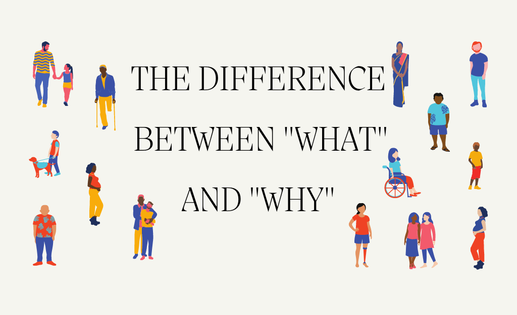 The difference between "What" and "Why" in "find your Why" book