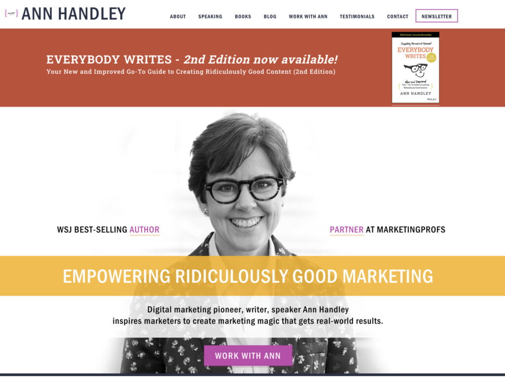 Ann Handley Website