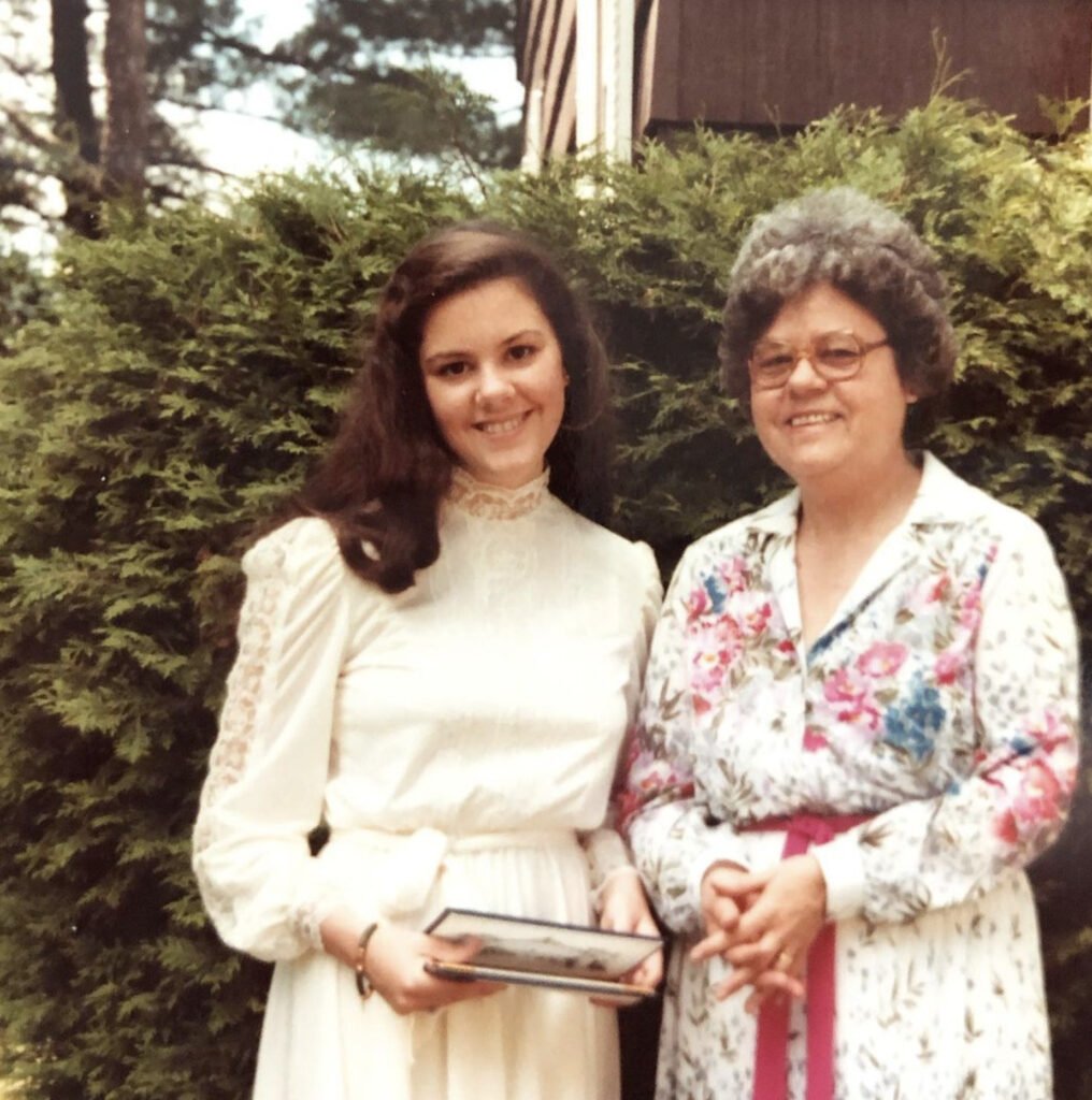 Ann Handley and her Mother (graduation day)