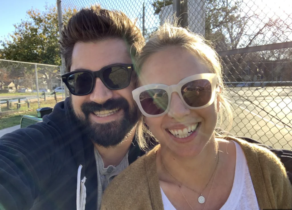 Austin Kleon and his wife